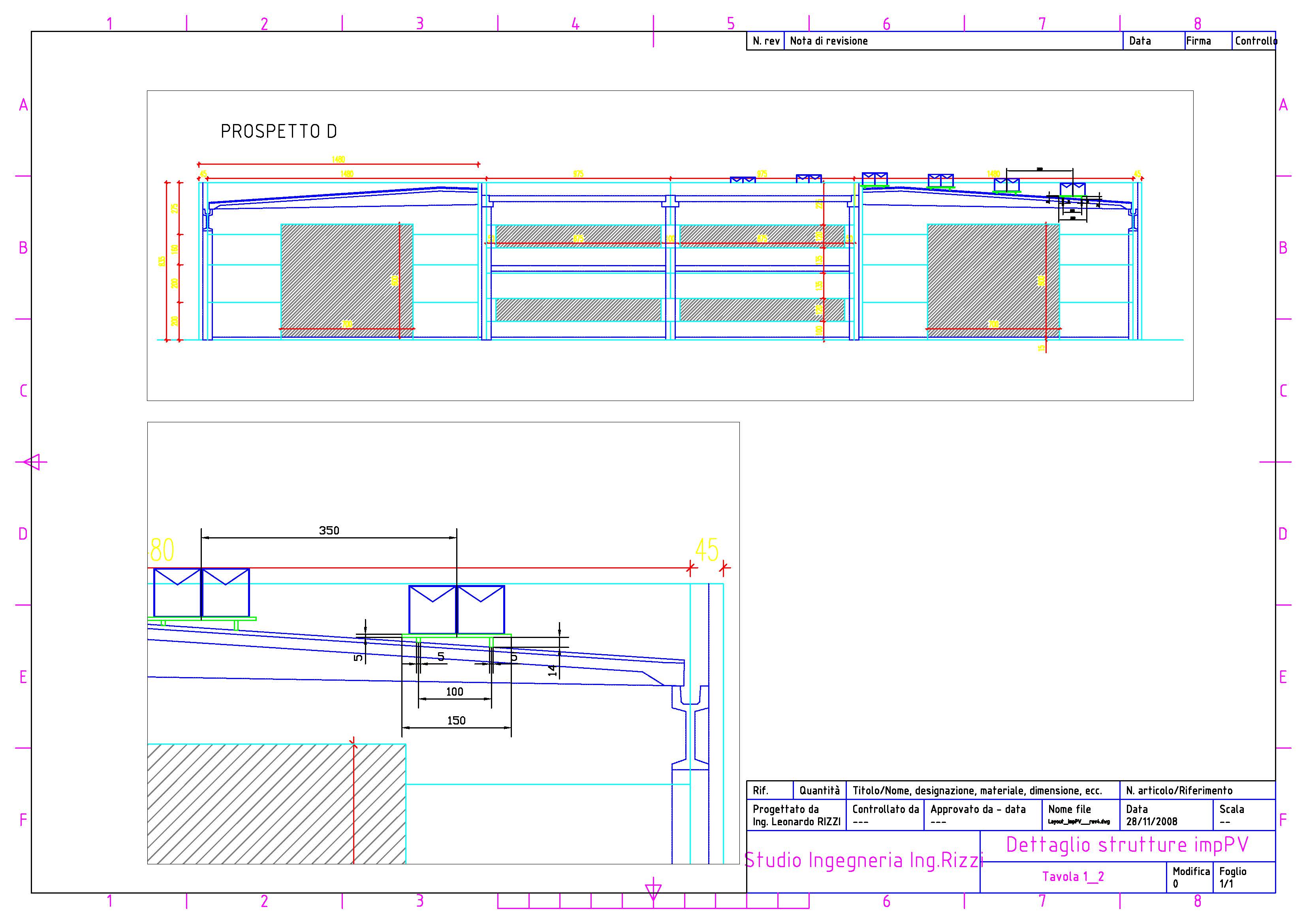 Layout_impPV_20kW_3 Layout impianto PV dettaglio strutture